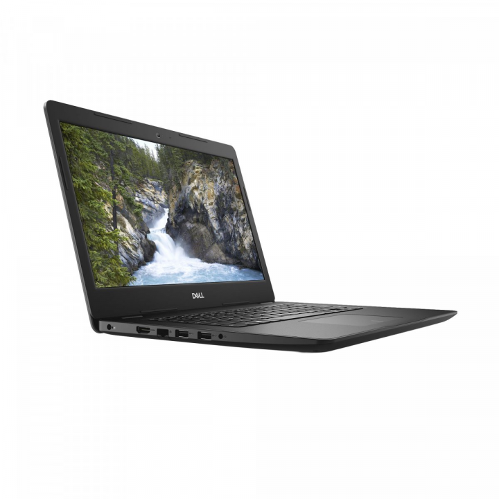 Laptop Dell Vostro 14 3480 czarny - widok frontu lewej strony