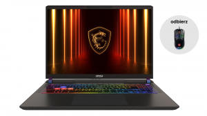 Laptop MSI Vector 16 HX AI A2XWHG-094PL Ultra 9 275HX 16" QHD+ 240Hz 32GB 1000SSD RTX5070Ti DLSS 4 W11