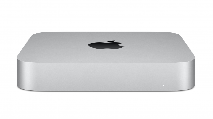 Komputer Apple Mac Mini srebrny (M1) - widok frontu