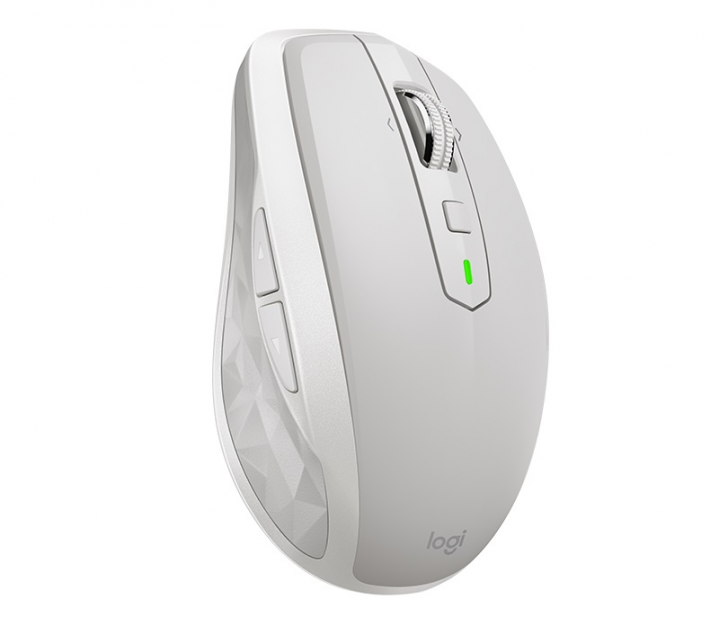 Mysz bezprzewodowa Logitech MX Anywhere 2S optyczna jasnoszara 910-005155 - widok frontu v2