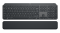 Klawiatura bezprzewodowa Logitech MX Keys czarna z podkładką pod nadgarstki 920-009414