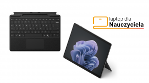 Laptop dla Nauczyciela Microsoft Surface Pro 10 ZDU-00022 Ultra 5 135U Touch 13" 120Hz 16GB 512GB Int W11Pro Grafitowy + Etui z klawiaturą 