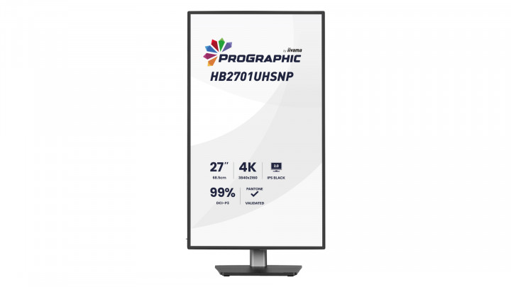 Monitor iiyama ProGraphic HB2701UHSNP-B1 4K UHD 27" IPS USB-C Dock 2