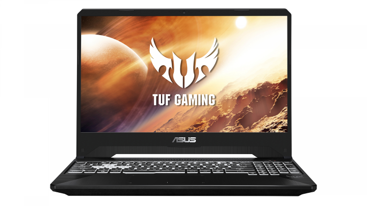 Laptop Asus ROG FX505DT Stealth Black - widok frontu