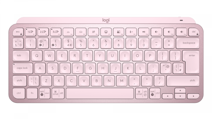 Klawiatura bezprzewodowa Logitech MX Keys Mini różowa 920-010497