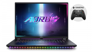 Laptop Gigabyte AORUS MASTER 18 BYH-C5EED65SP Ultra 9 275HX 18" QHD+ 240Hz MiniLed 32GB 2x1000SSD RTX5080 DLSS 4 W11Pro