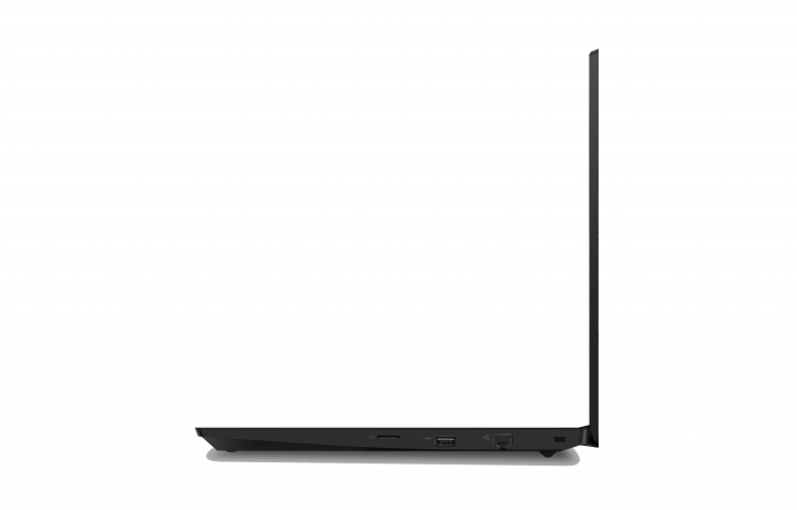 Laptop Lenovo ThinkPad E490 czarny - widok prawej strony