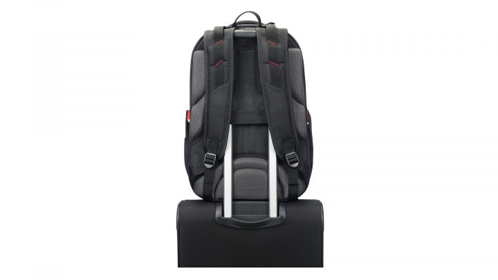 Plecak do laptopa Samsonite Leviathan 173 59N-19-001 czarno-czerwony - tył