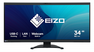 Monitor EIZO FlexScan EV3450XC 34,1" Curved IPS UWQHD USB-C Dock 94W czarny