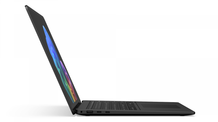 Microsoft Surface Laptop 8 13,8 grafitowy copilot porty z prawej