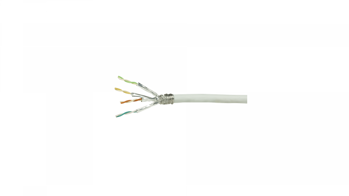 Kabel instalacyjny LogiLink CAT 7 S/FTP biały