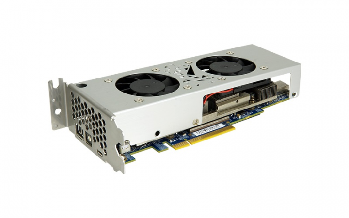 Karta rozszerzeń QNAP Mustang-F100-A10-R10 - widok frontu lewej strony v2