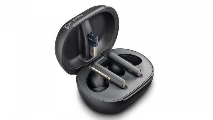 Słuchawki bezprzewodowe Poly Voyager Free 60+ USB-A UC Smart Charge Case Black - 216065-01