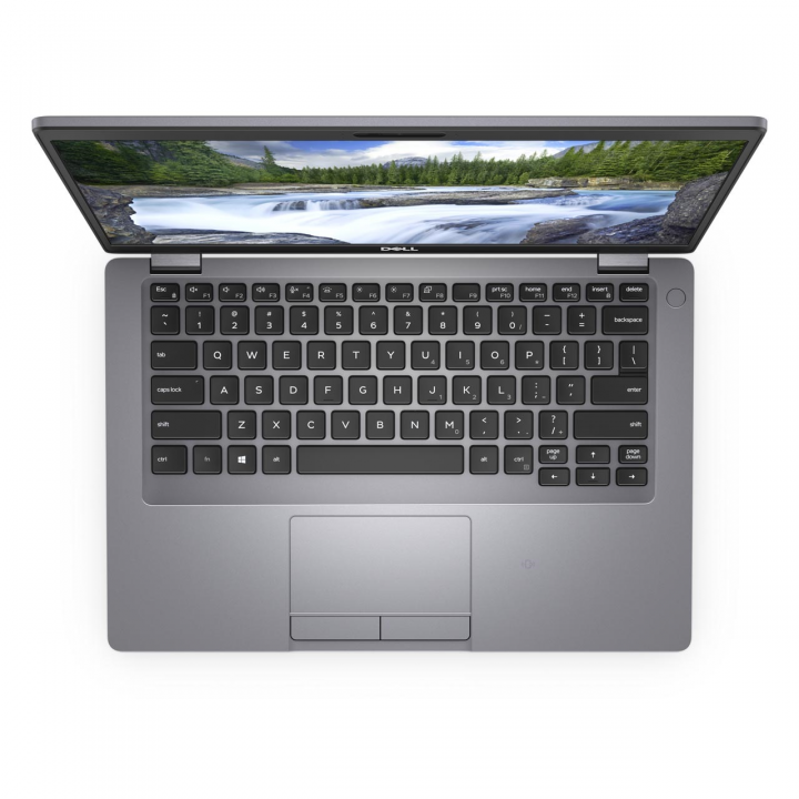 Laptop Dell Latitude 5411 srebrny - widok z góry