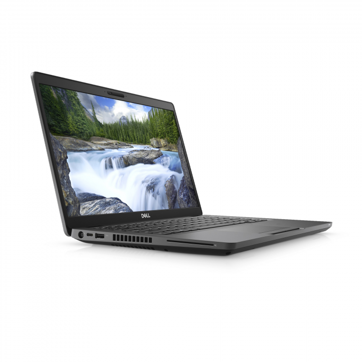 Laptop Dell Latitude 5401 czarny - widok frontu lewej strony