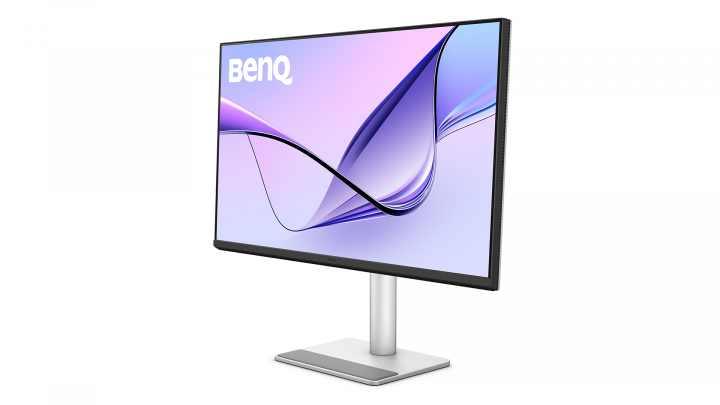 Monitor BenQ MA320U 9H.LMXLB.QBE 31,5" 4K UHD IPS USB-C Dock 90W - widok frontu prawej strony