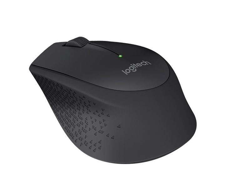 Mysz bezprzewodowa Logitech M280 optyczna czarna 910-004287 - widok frontu v2