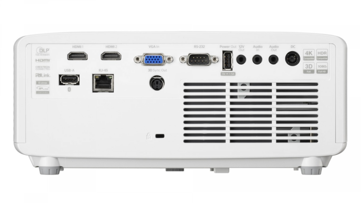 Projektor Optoma ZH451ST E3P7PK1E119 tył