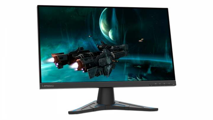 Monitor Lenovo G24e-20 23.8 FHD 66D7GAR1EU - widok frontu lewej strony