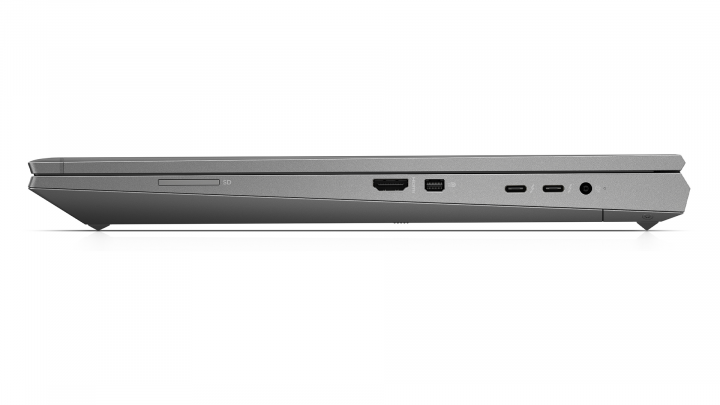 Mobilna stacja robocza HP ZBook Fury 17 G7 widok prawej strony