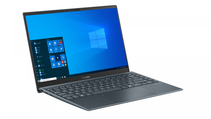 Laptop Asus ZenBook 13 UX325EA - widok frontu lewej strony