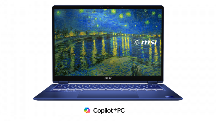 Laptop MSI Prestige 14 Flip AI+ Starry Night Over the Rhone Copilot 2