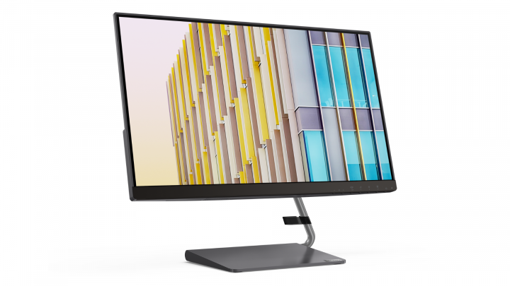Monitor Lenovo Q24h-10 szary - widok frontu2
