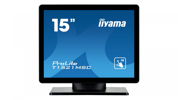 Monitor z dotykowym ekranem IIYAMA ProLite T1521MSC-B1 - widok frontu