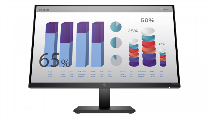 Monitor HP P24q G4 - widok frontu