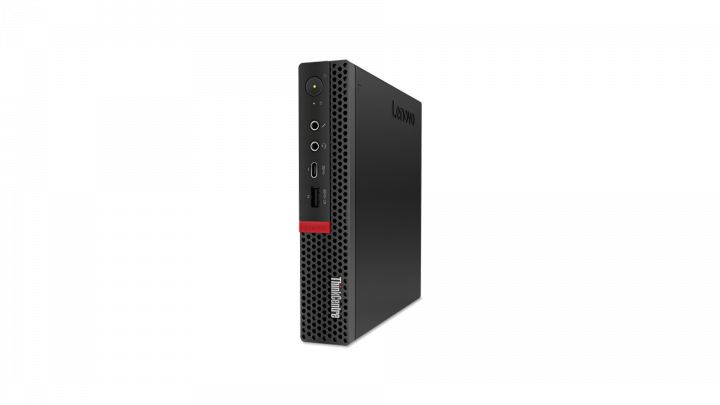Komputer Lenovo ThinkCentre M720 Tiny - widok frontu prawej strony