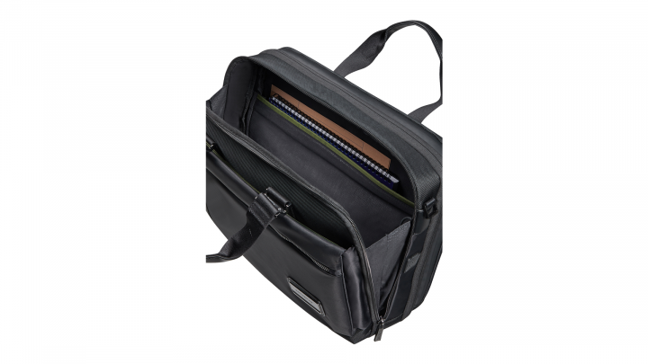 Torba do laptopa Samsonite Openroad 156 24N-09-005 czarna - prawy front otwarta
