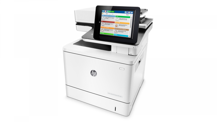 HP Color LaserJet Enterprise MFP M577f - B5L47A - widok frontu prawej strony