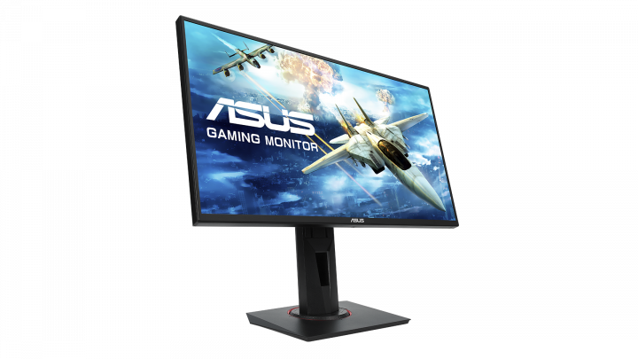 Monitor Asus VG258QR - widok frontu lewej strony