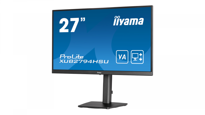Monitor IIYAMA ProLite XU2794HSU-B1 - widok frontu prawej strony