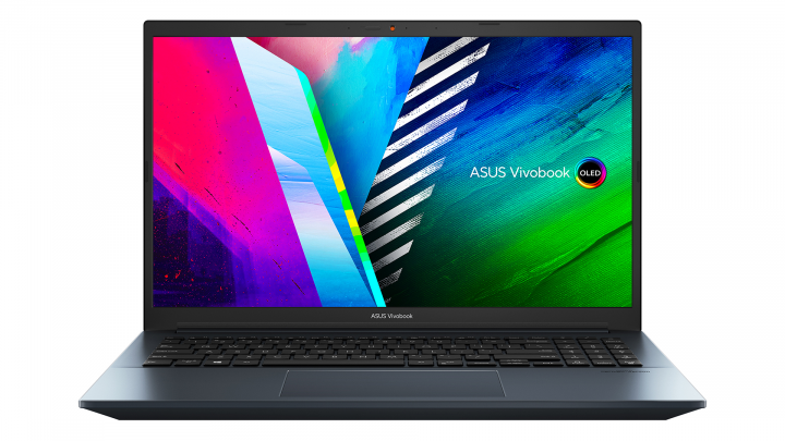 VivoBook Pro 15 OLED M3500QA Quiet Blue - widok frontu