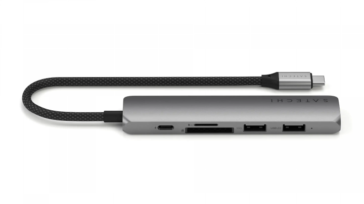 Adapter Satechi 6-in-1 USB-C Slim Multiport Adapter gwiezdna szarość- ST-P6SM 2