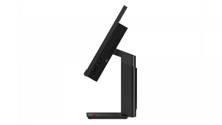 Komputer AiO Lenovo ThinkCentre M70a czarny - widok prawej strony