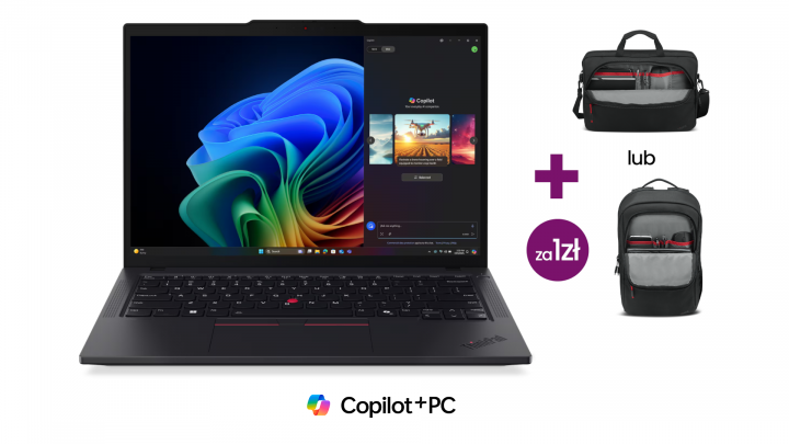 Laptop Lenovo ThinkPad T14 Gen 6 (Intel) W11P Copilot czarny (Backlit) PROMO Copilot 2
