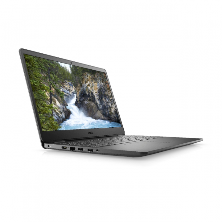 Laptop Dell Vostro 3501 czarny - widok frontu lewej strony
