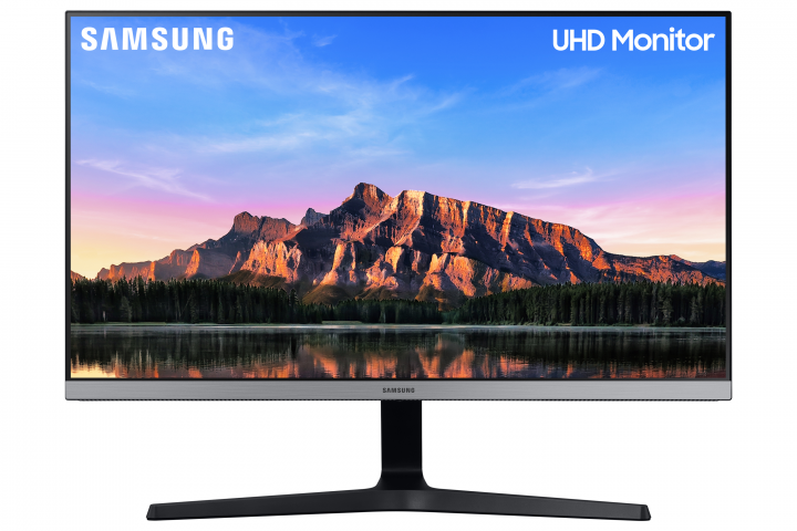 Monitor Samsung LU28R550 czarny - widok frontu