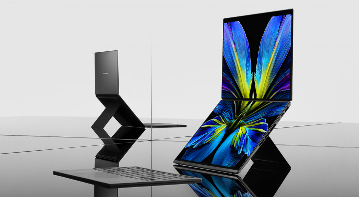 SUS Zenbook Duo UX8407AA Moher Gray 