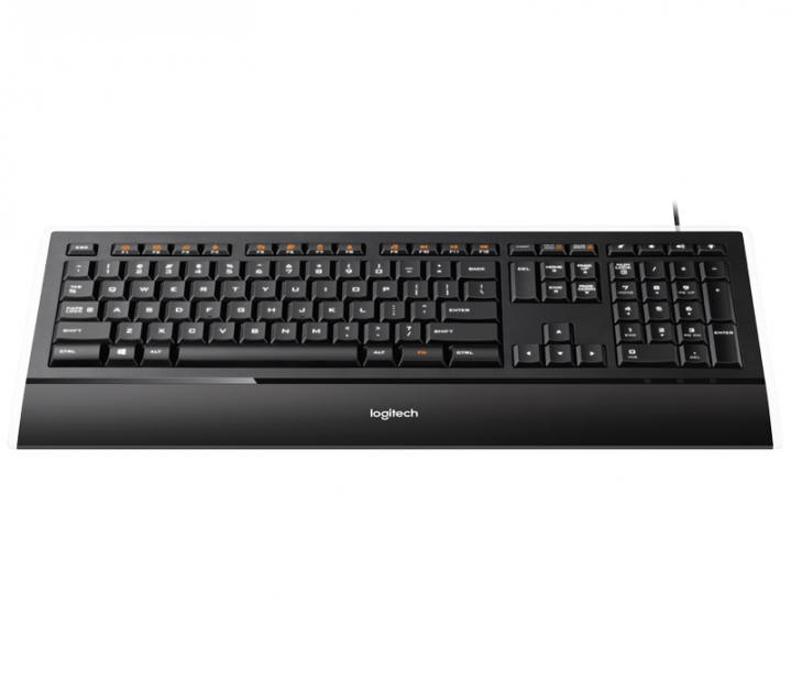 Klawiatura Logitech Illuminated Keyboard K740 USB 920-005696 - widok frontu v3
