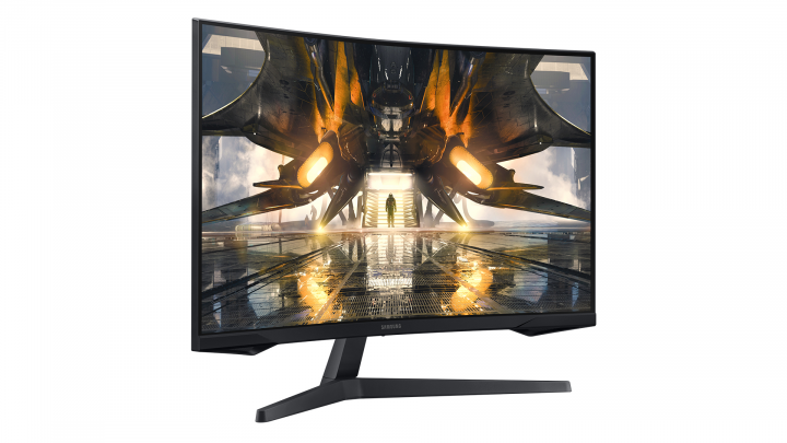 Monitor Samsung Odyssey G5 LS32AG550EUXEN - widok frontu lewej strony