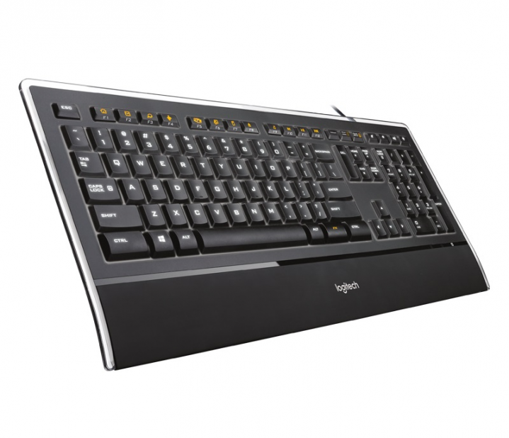 Klawiatura Logitech Illuminated Keyboard K740 USB 920-005696 - widok frontu v2