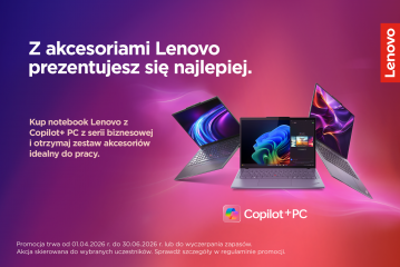 Z akcesoriami Lenovo prezentujesz się najlepiej 