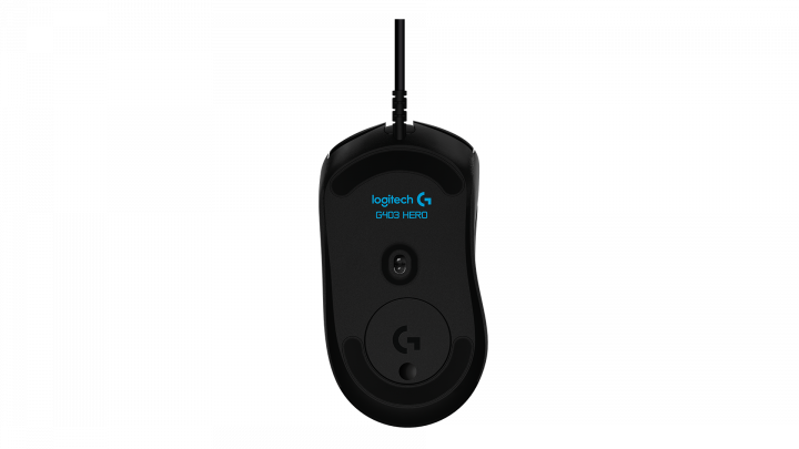 Mysz optyczna Logitech G403 Hero czarna 910-005632 - widok spodu