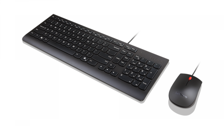 Zestaw przewodowy Klawiatura i Mysz Lenovo Essential Wired Combo AI US English with Euro symbol 4X31R64439 2