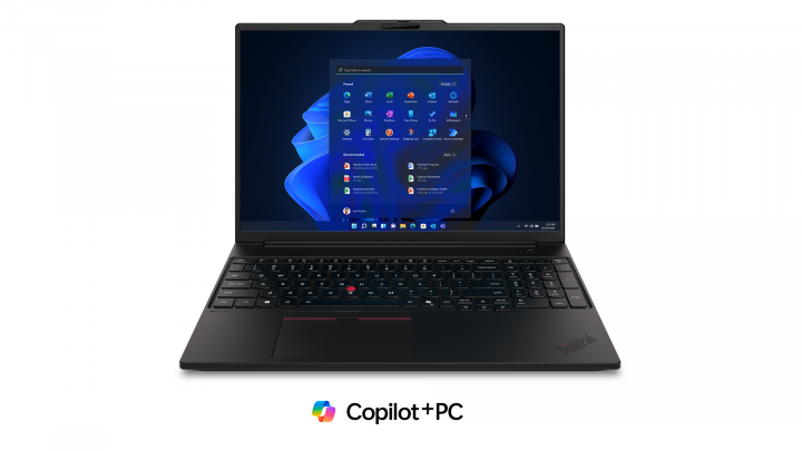 Mobilna stacja robocza Lenovo ThinkPad P16s Gen 5 (intel) - widok frontu v2