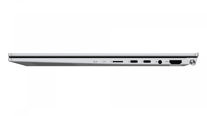 Zenbook 14 OLED Touch UX3402VA Foggy Silver - widokprawej strony