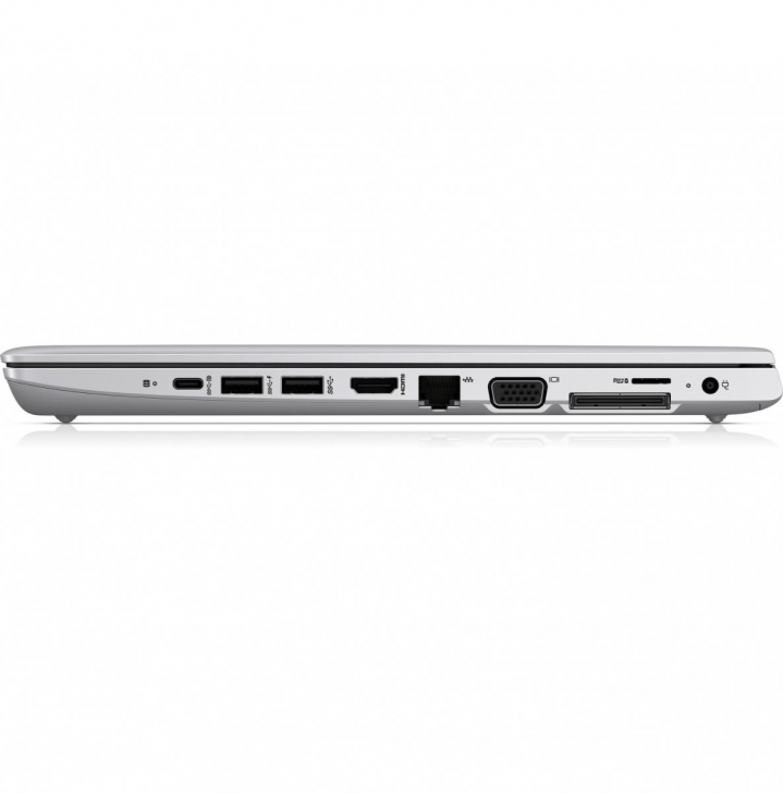 Laptop HP ProBook 640 G4 srebrny - widok prawej strony